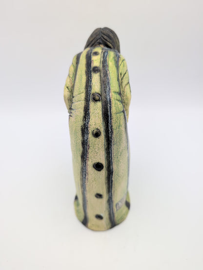 "Hello baby" ceramic sculpture