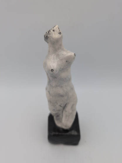 "Classical Woman 1" small ceramic sculpture