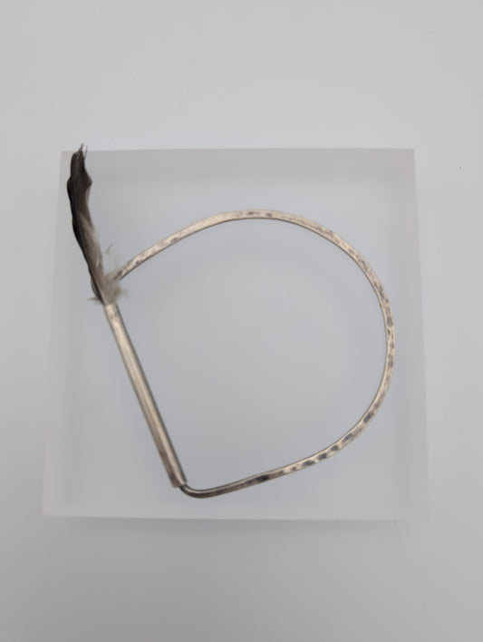 Silver collector bangle