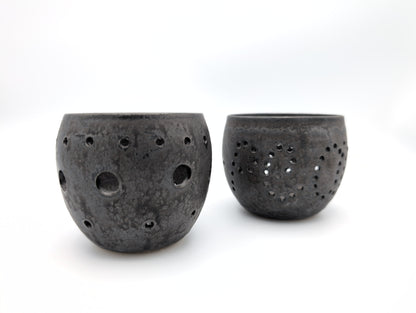 Stoneware tealight holder