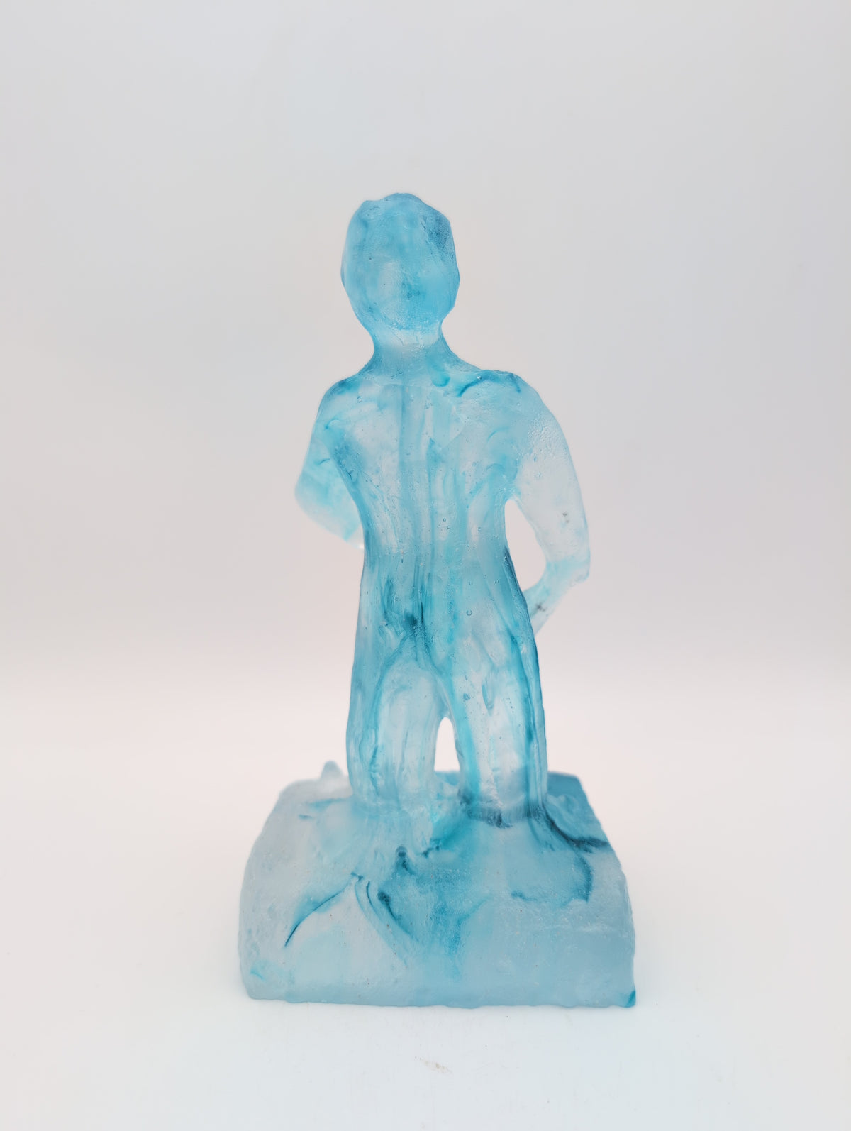 Solid Glass Sculpture: Bruce