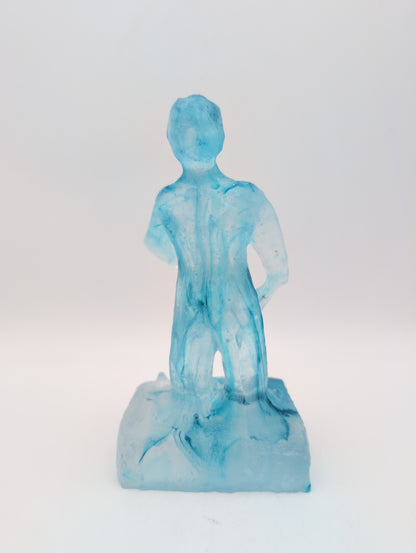Solid Glass Sculpture: Bruce