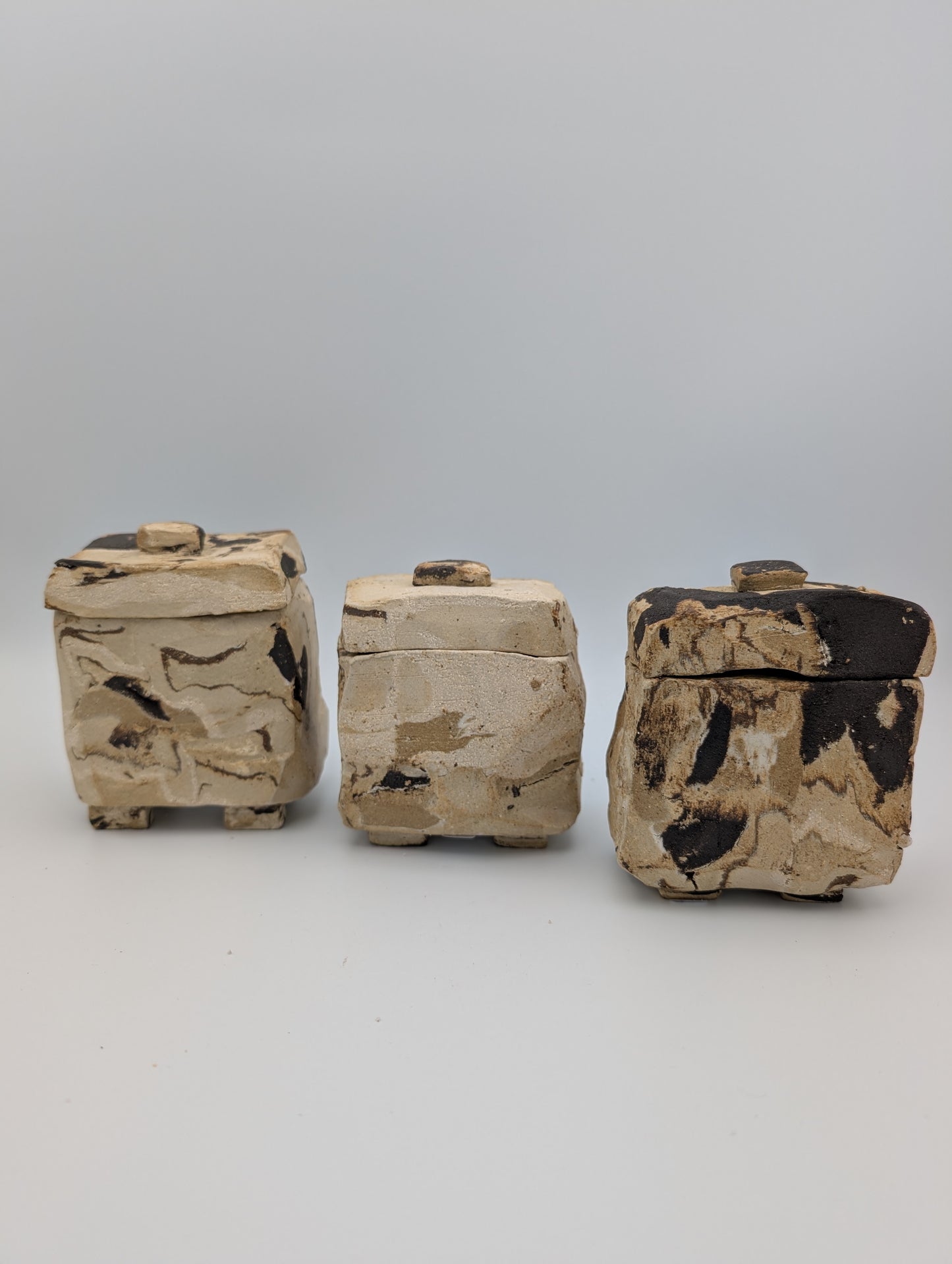 Carved Dartmoor Clays Boxes