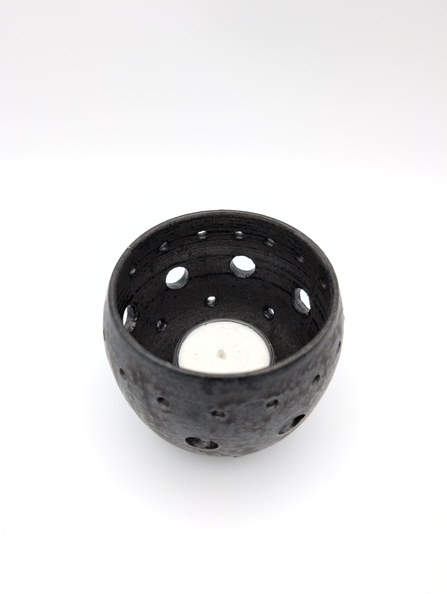 Stoneware tealight holder