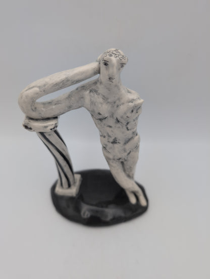 "Classical Man" small ceramic sculpture