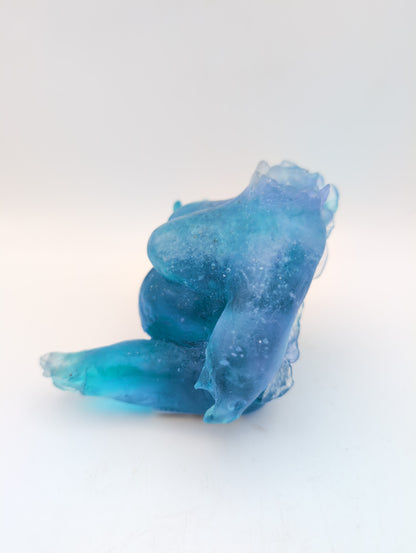 Solid Glass Sculpture: Lilly