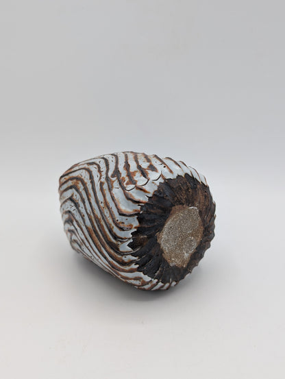 Ceramic Swirl Bud Vase