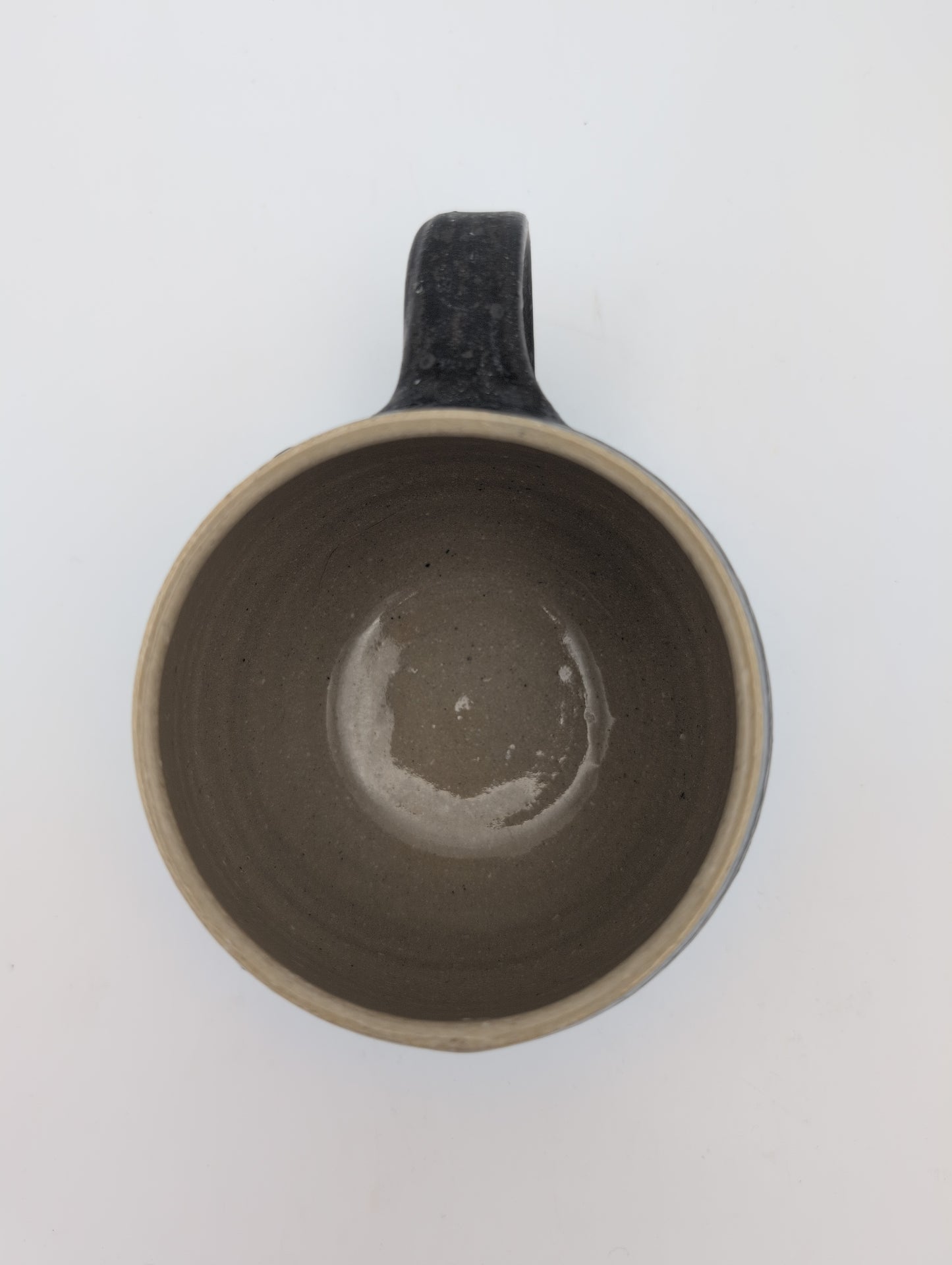 Stoneware 'fireflower' cup