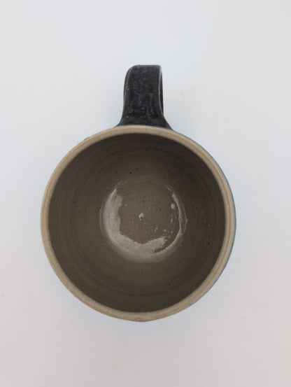 Stoneware 'fireflower' cup