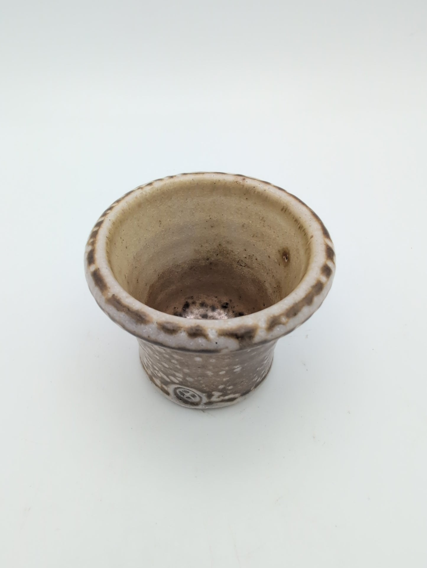 Egg Cup - Salt and Shino