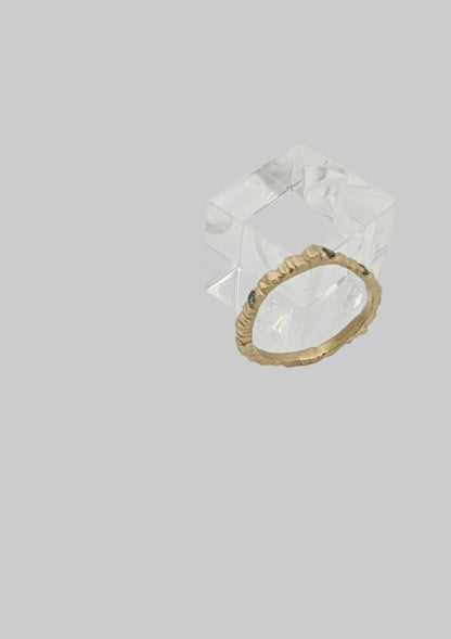 'Hartland' Gold and Sapphire Ring