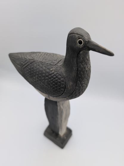 'Sandpiper Sentinel' stoneware sculpture