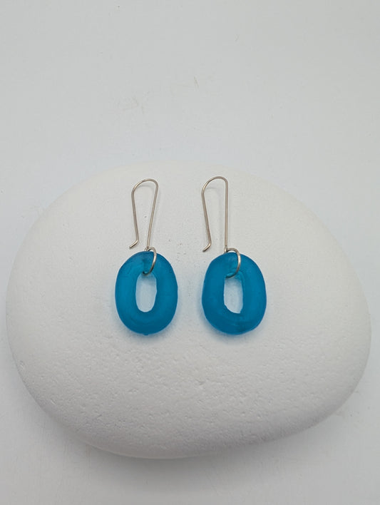 Mooring chain earrings