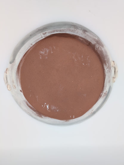 Wide ceramic salad bowl