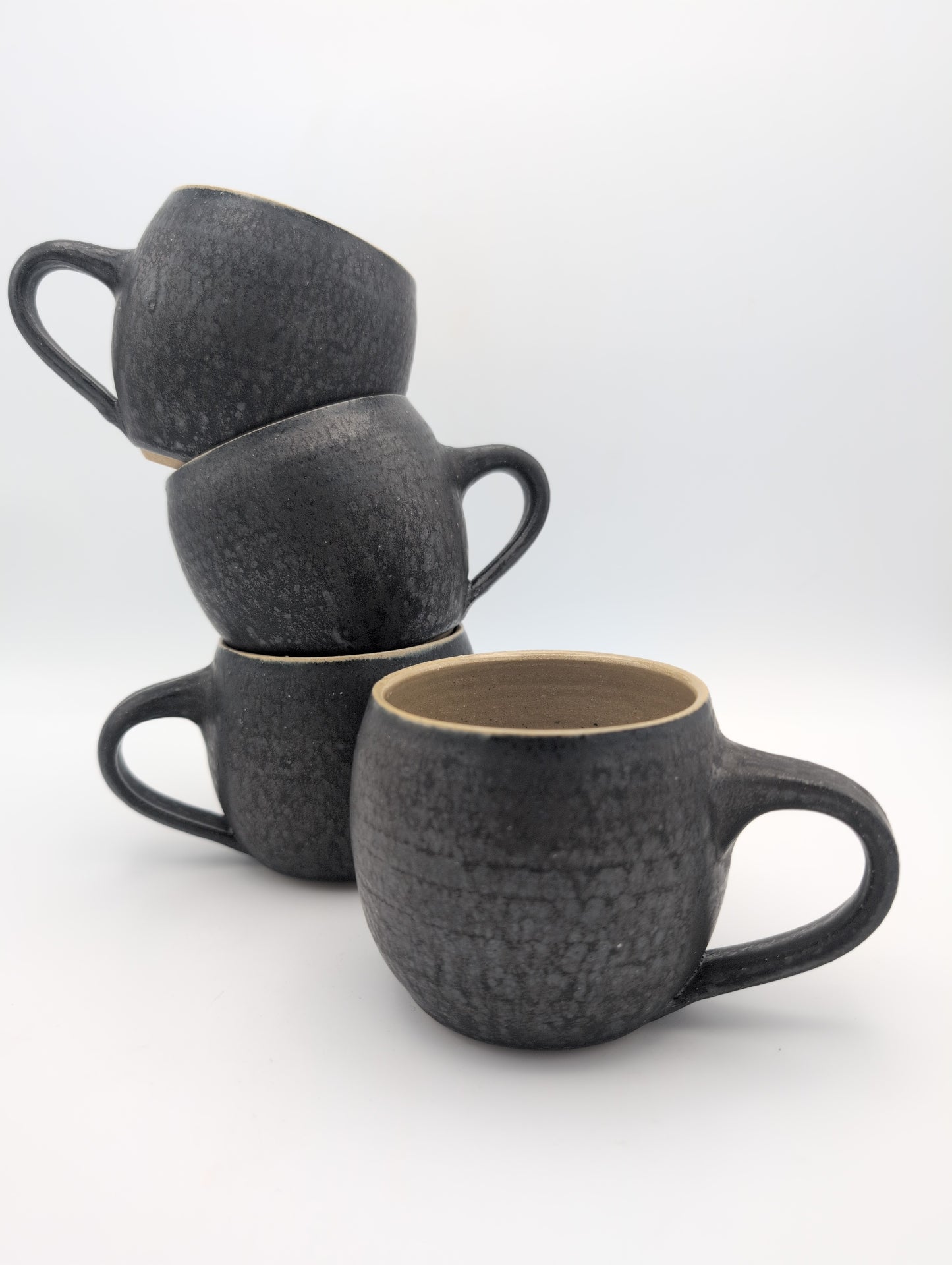 Stoneware 'fireflower' cup