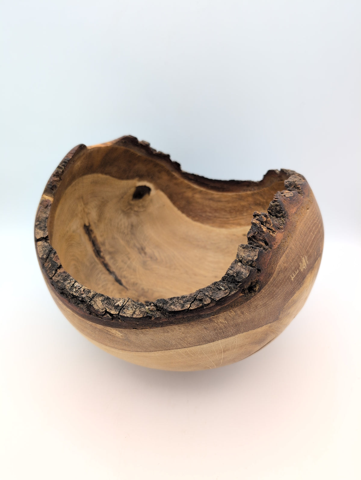 Large Oak Display Bowl