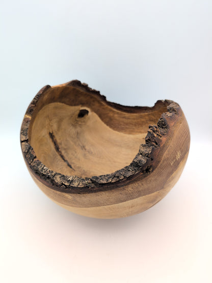 Large Oak Display Bowl