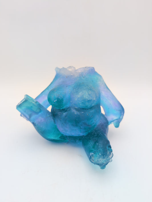 Solid Glass Sculpture: Lilly