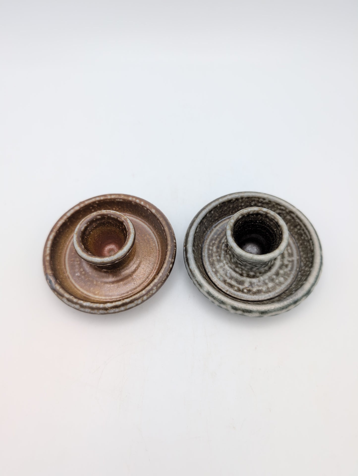 Candle Holder - Salt Glazed