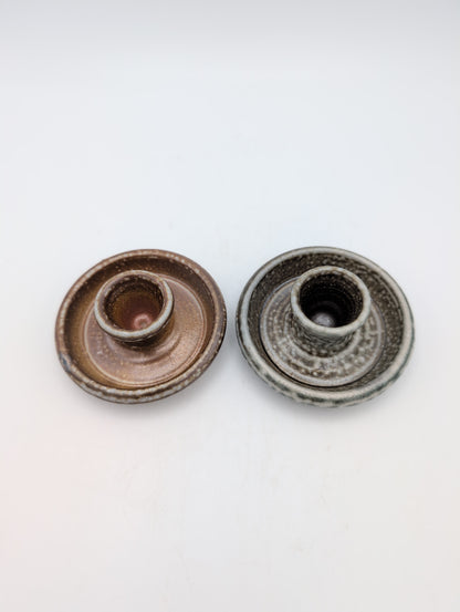 Candle Holder - Salt Glazed