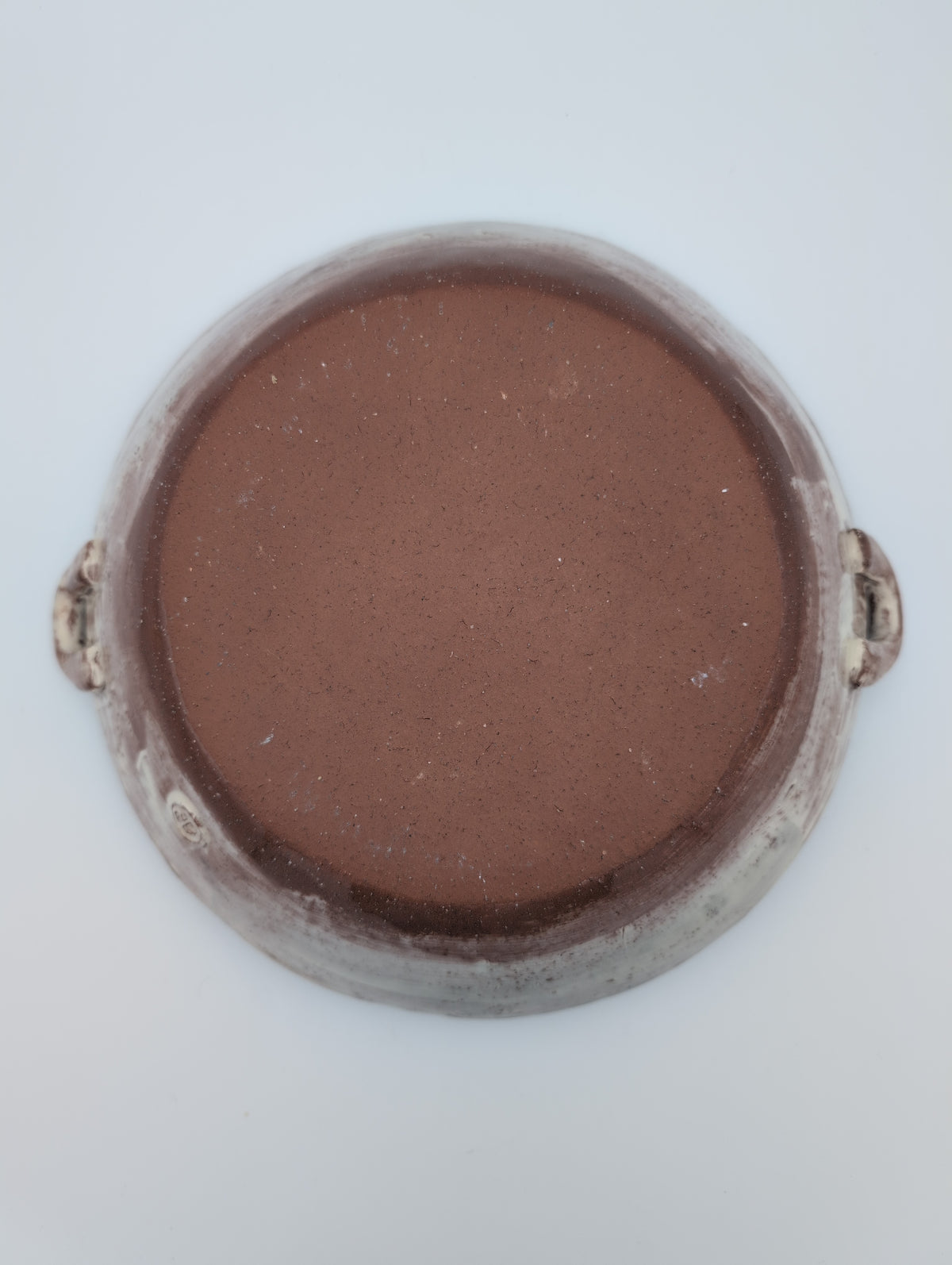 Wide ceramic salad bowl