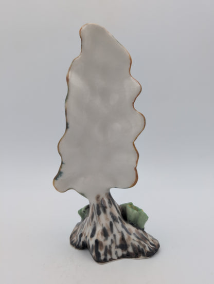 Tree with yellow fungi small sculpture