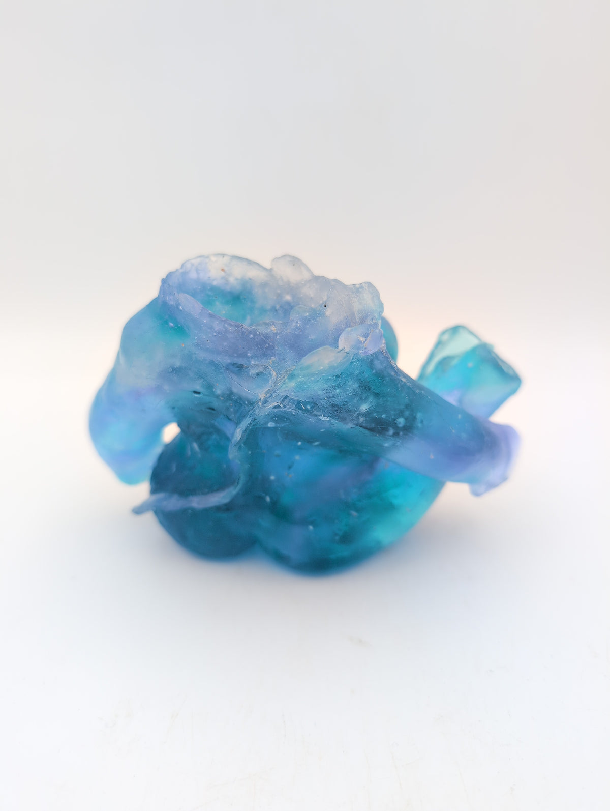 Solid Glass Sculpture: Lilly