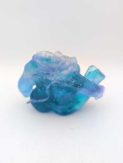 Solid Glass Sculpture: Lilly