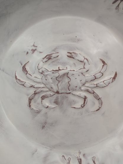 Wide ceramic salad bowl