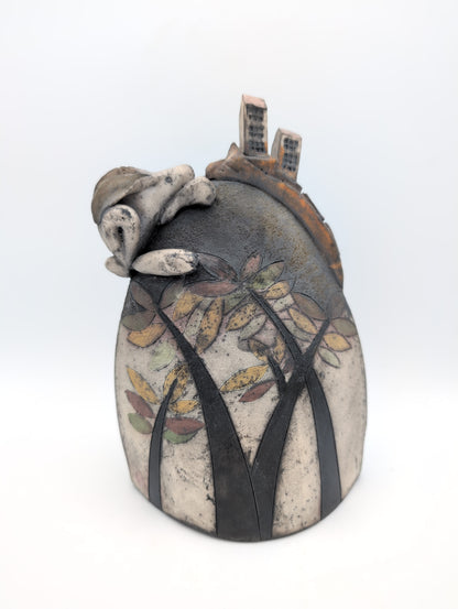 Hare on a rock