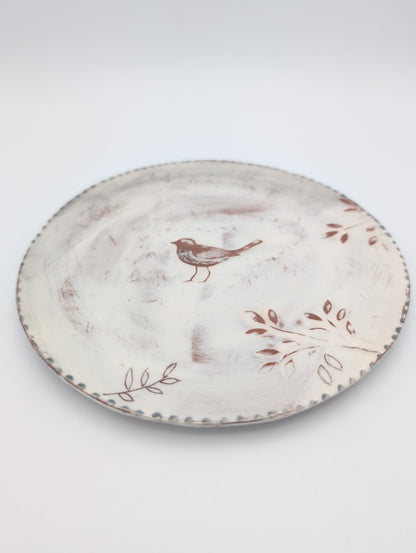 Small ceramic animal plate