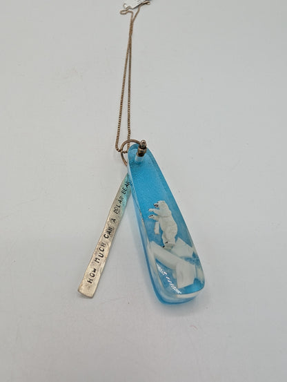 Long Polar Bear Necklace