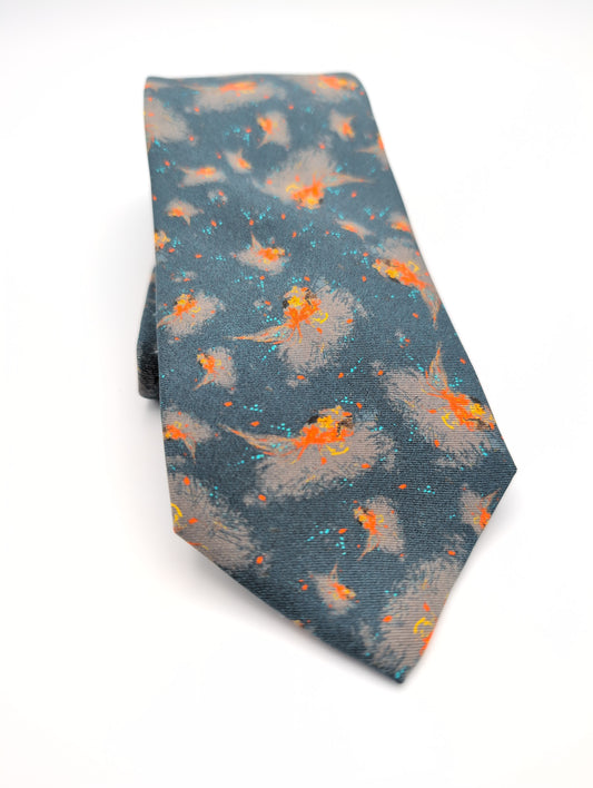'Hunter Angel' silk tie