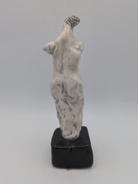 "Classical Woman 2" small ceramic sculpture