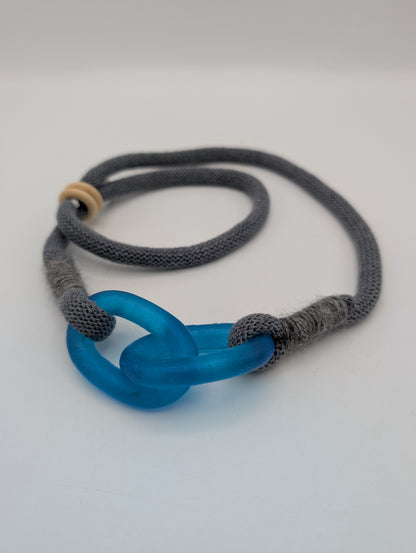2 link mooring chain necklace
