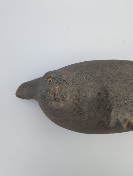 'Say Hello Wave Goodbye' stoneware sculpture