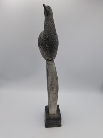 'Sandpiper Sentinel' stoneware sculpture