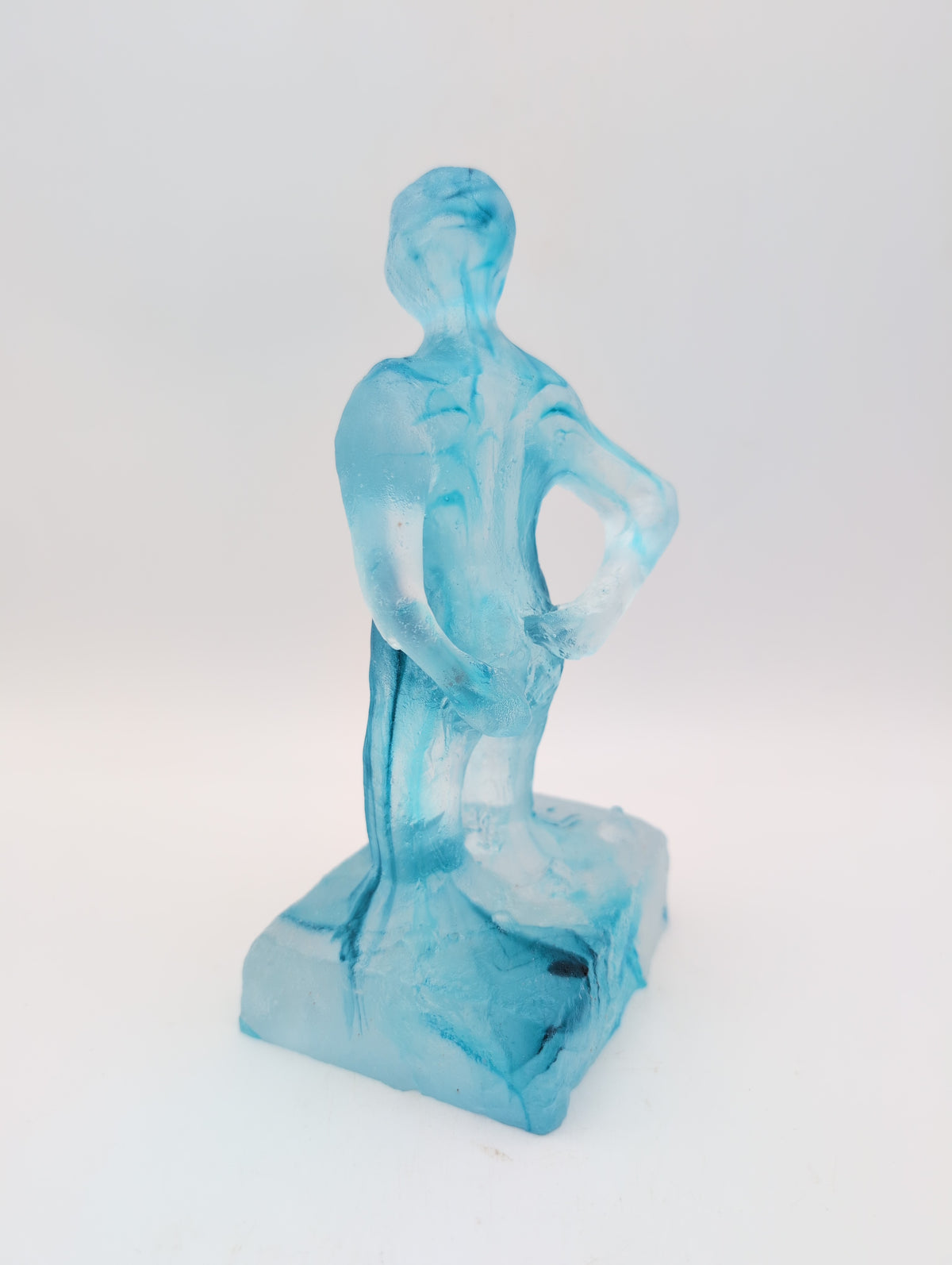 Solid Glass Sculpture: Bruce