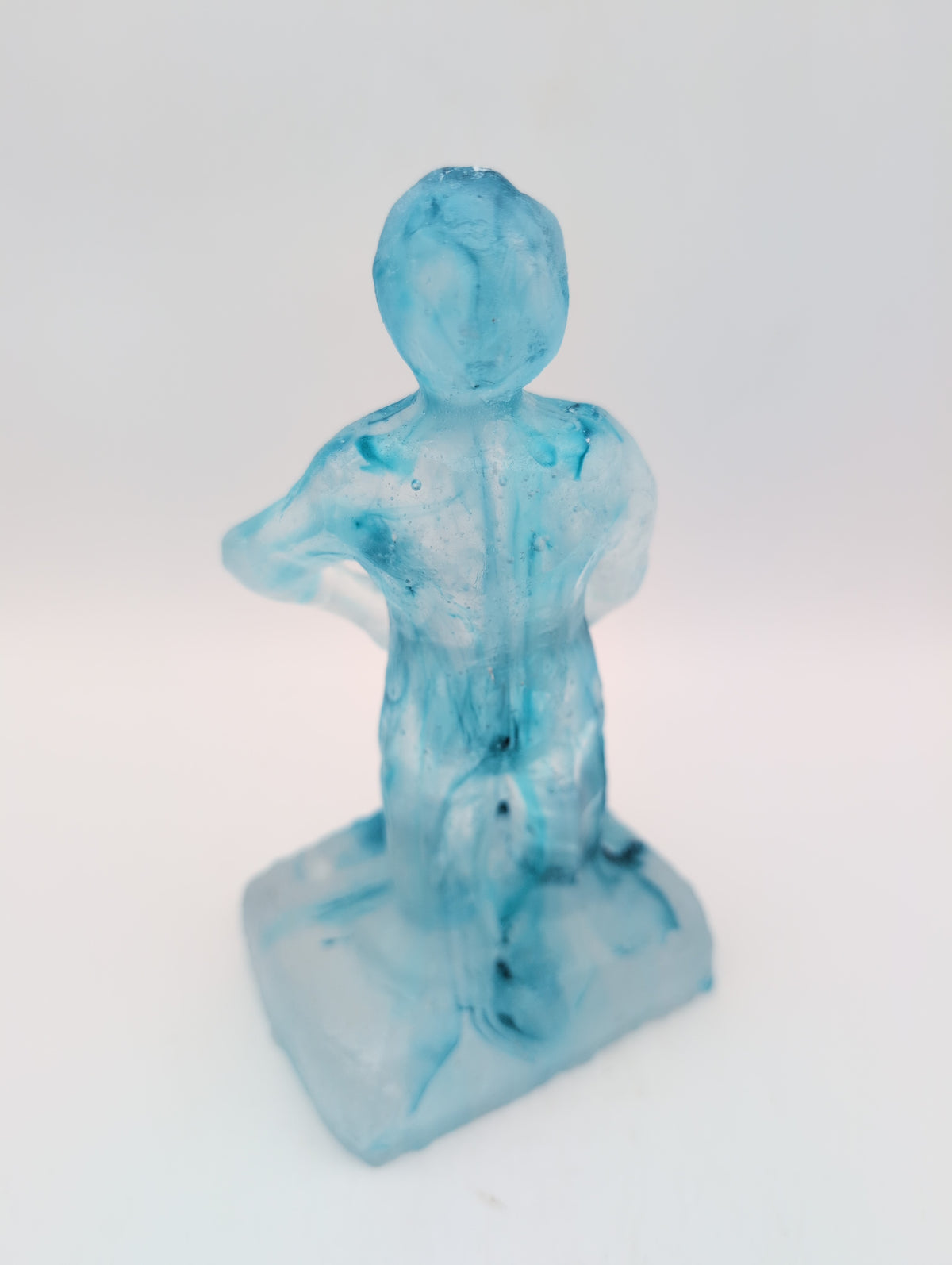 Solid Glass Sculpture: Bruce