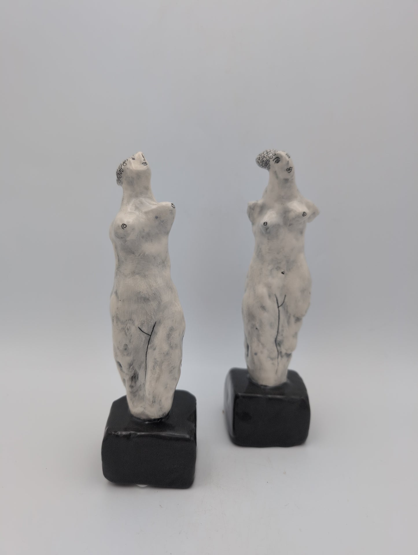 "Classical Woman 2" small ceramic sculpture