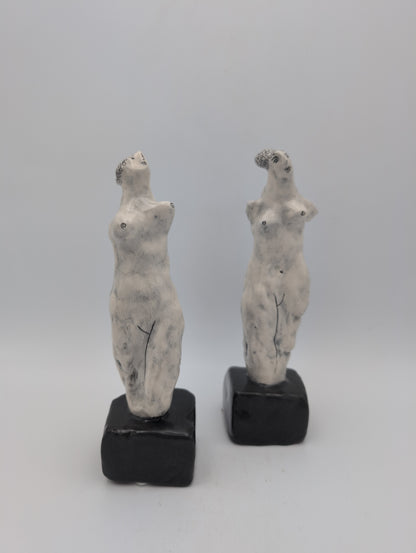"Classical Woman 2" small ceramic sculpture