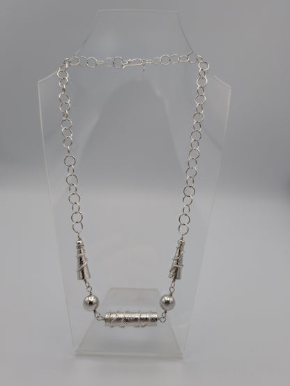 Necklace with Handmade Beads