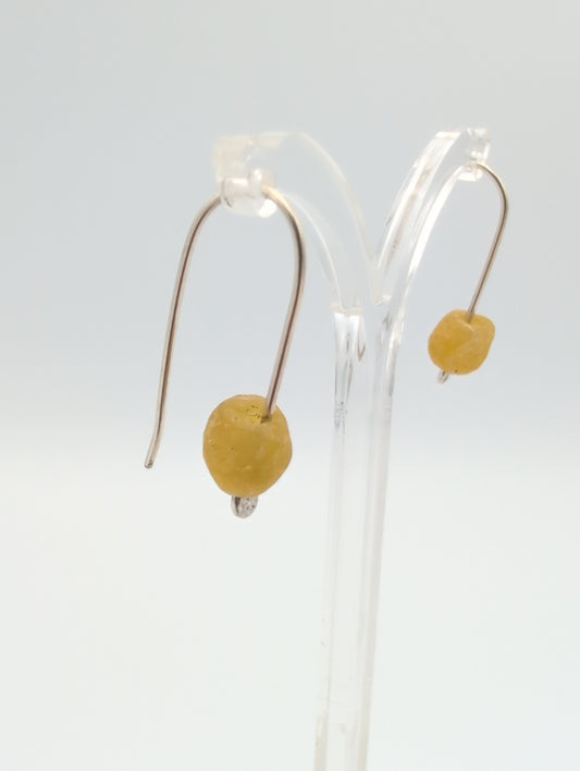 Recycled bottle earrings