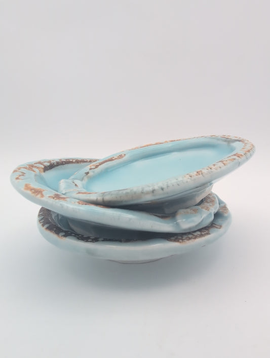 Porcelain deep sea dish