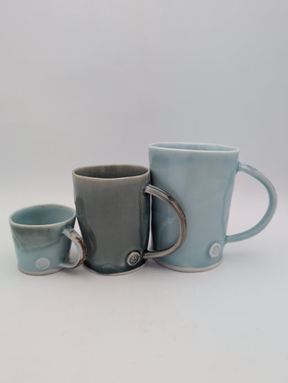 Porcelain deep sea espresso mug