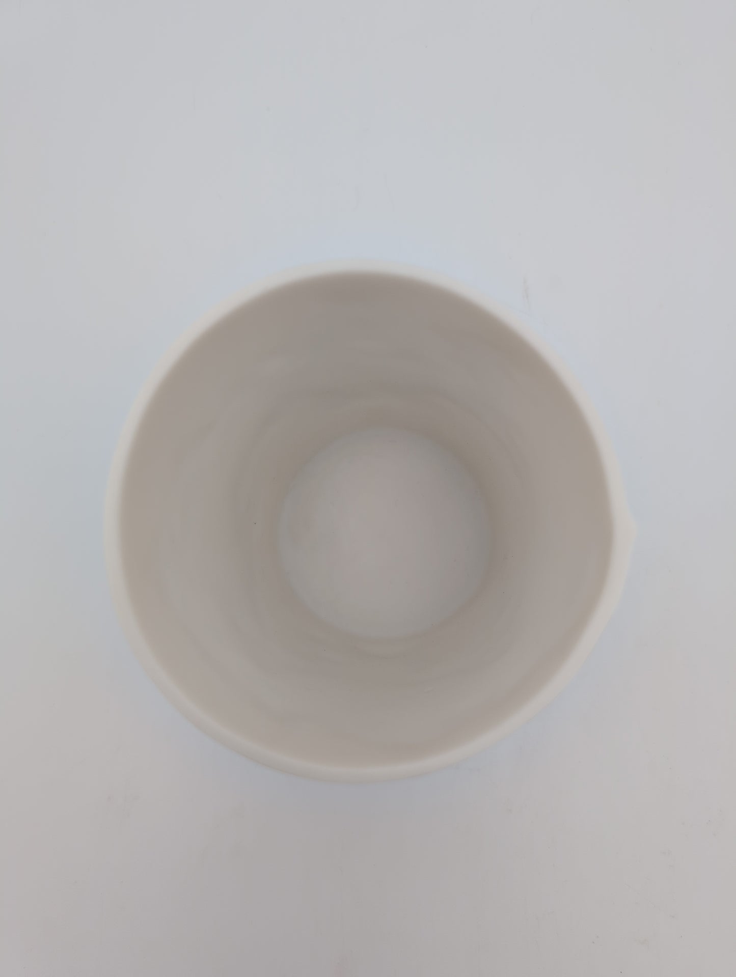 Porcelain beaker striped multicolour bunny