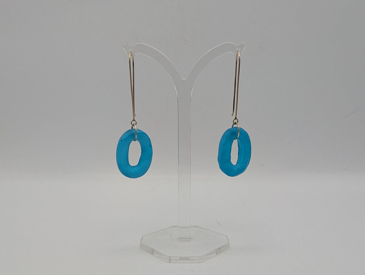 Mooring chain earrings