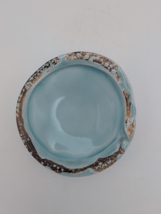 Porcelain deep sea dish
