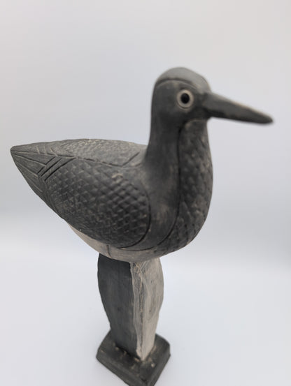 'Sandpiper Sentinel' stoneware sculpture