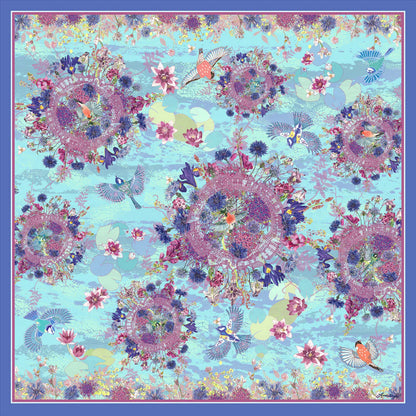 Large Square Scarf - Bloom